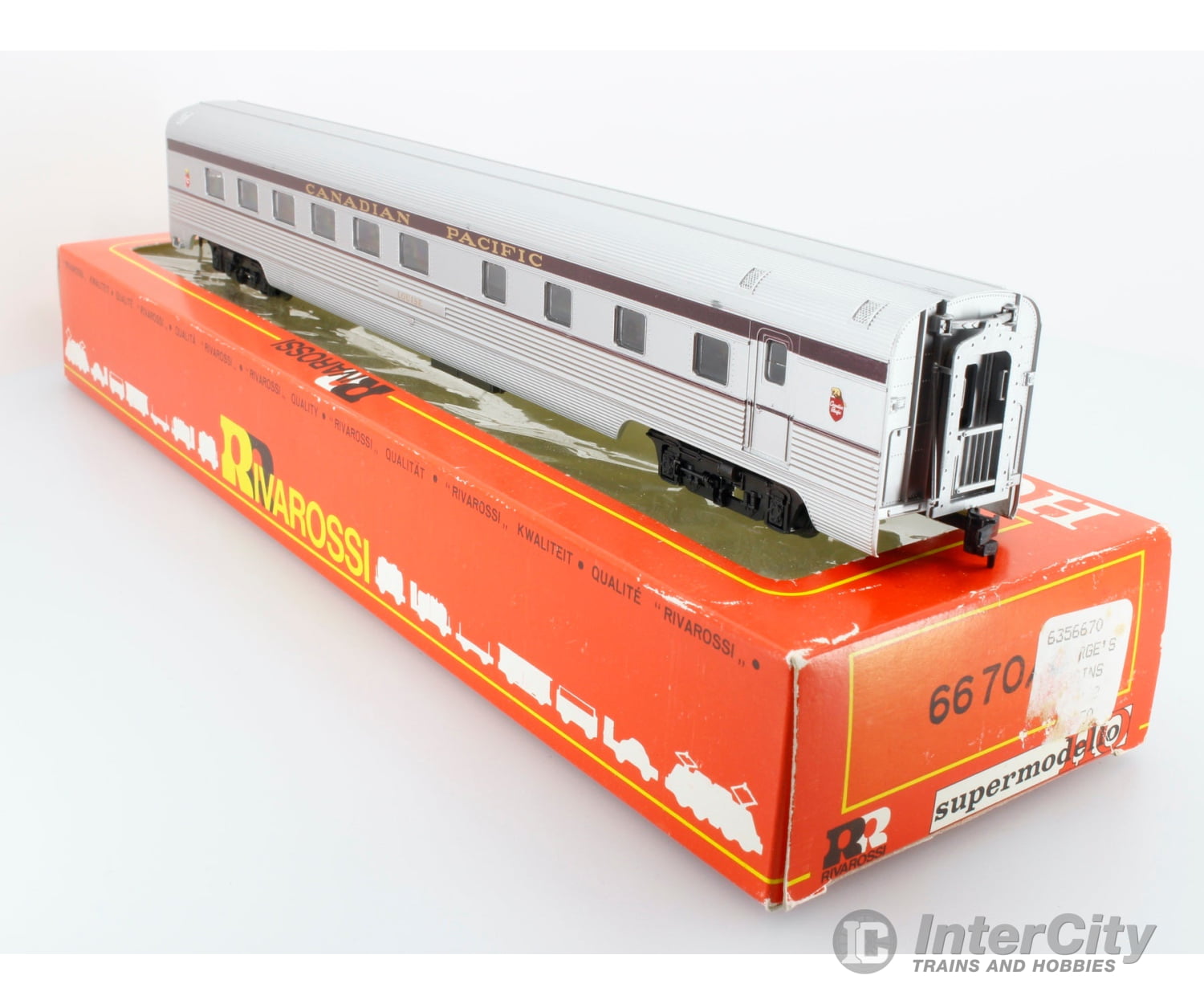 Rivarossi 6670 Ho Budd Dining Car Canadian Pacific Louise Passenger Cars