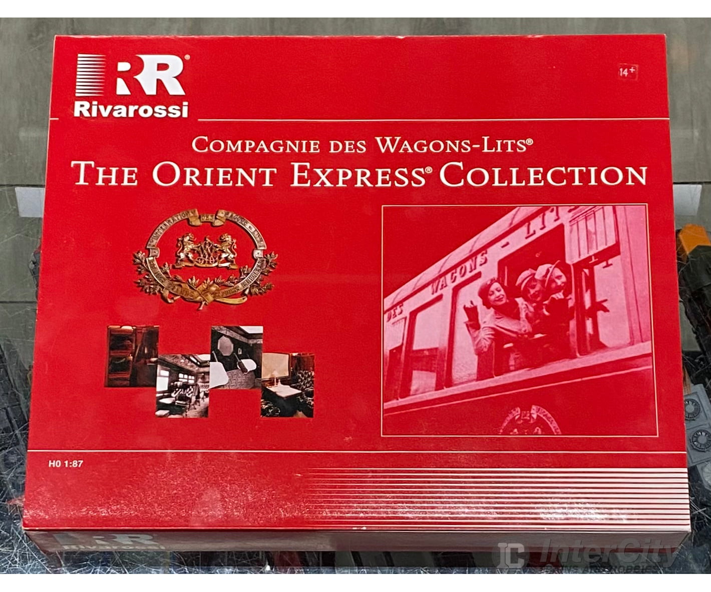 Rivarossi HR4088 HO OBB Ostende-Vienna-Express Carrozze Bagaliaio Ristorante e Letti Set of 3 1265,2868,3500 European