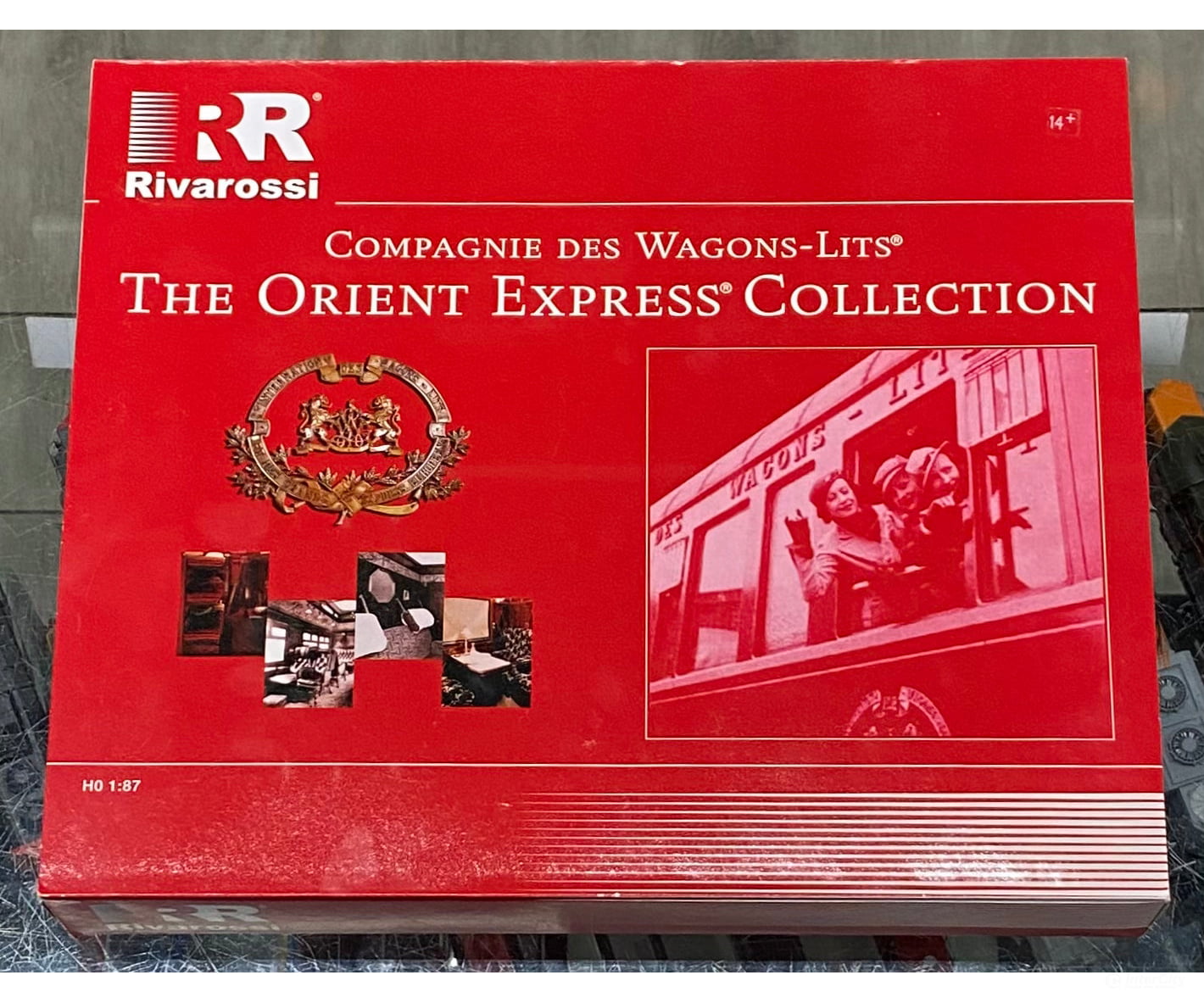 Rivarossi HR4088 HO OBB Ostende-Vienna-Express Carrozze Bagaliaio Ristorante e Letti Set of 3 1265,2868,3500 European