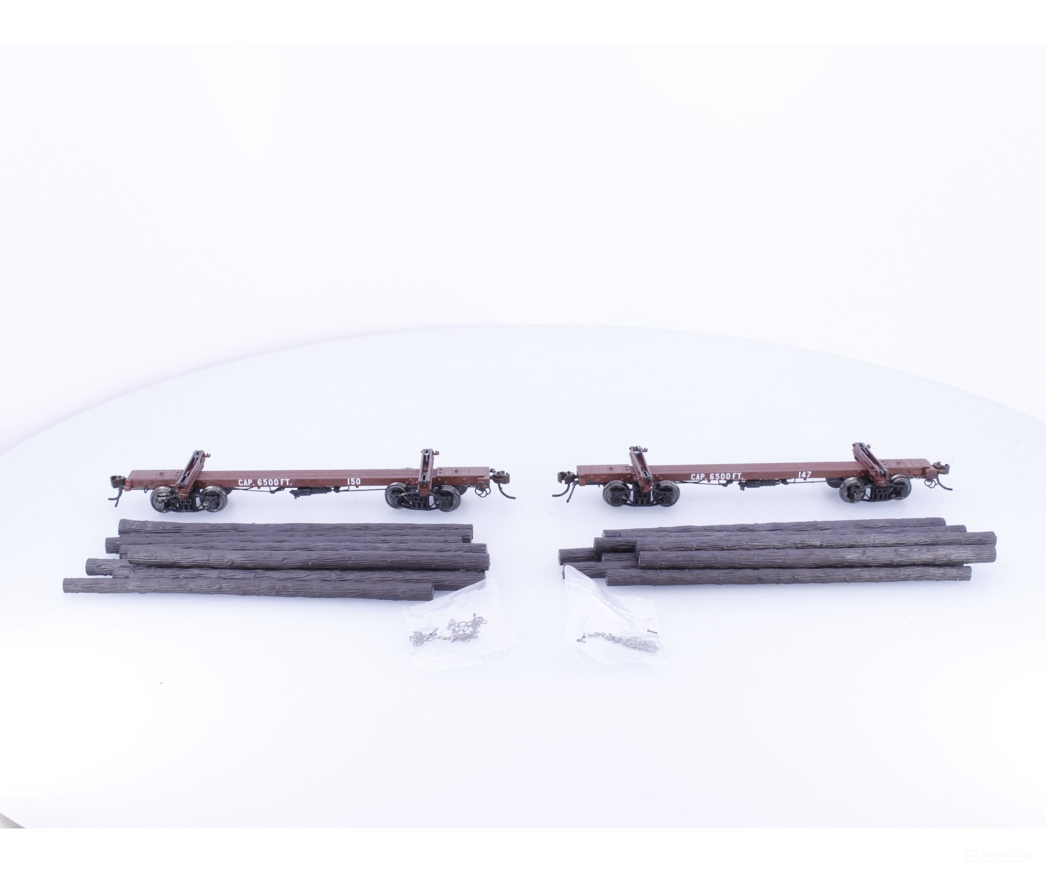 Rivarossi HR6211 HO Log Car 2 Unit Set Westside Lumber 150/147 - Freight Cars