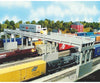 Rix Products 103 Vintage Highway Overpass -- Kit - 150 Scale W/4 Piers Tunnels & Bridges