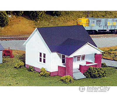 Rix Products 203 One-Story House W/Side Porch -- Kit - 3-1/2 X 3-7/8 9 9.9Cm Structures