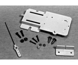 Rix Products 5 Switch Machine Mounting Bracket -- Rix-Rax Flat Kit Track Accessories