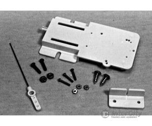Rix Products 5 Switch Machine Mounting Bracket -- Rix-Rax Flat Kit Track Accessories