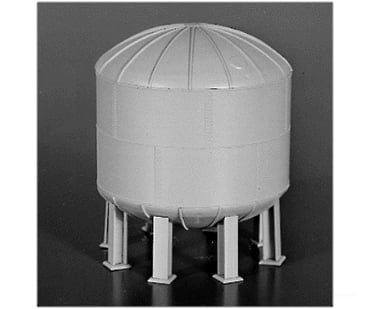 Rix Products 520 Elevated Tank - Kit -- Scale Diameter 24 7.3M Height 30 9.1M Structures