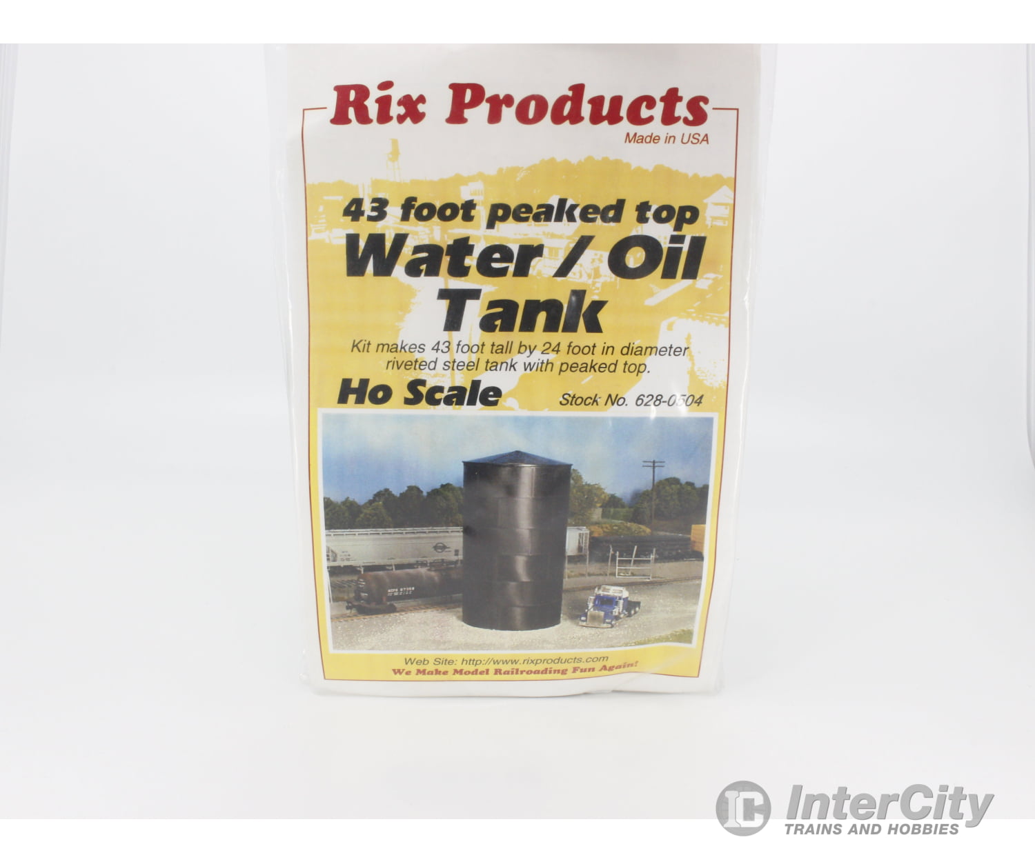 Rix Products 628-0504 Ho 43 Foot Peaked Top Water / Oil Tank Structures