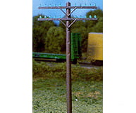 Rix Products 35 Railroad Telelphone Crossarms Only - Clear Plastic -- Set Of 36; Fits 628-30 Or 40