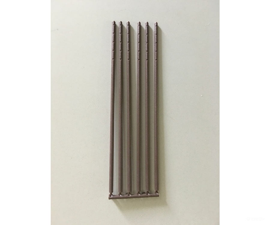 Rix Products 40 Railroad Telephone Poles Only (Brown Plastic; Pkg(36) -- Use W/Crossarms #628-31 Or
