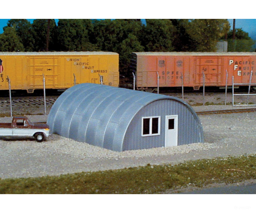 Rix Products 410 Quonset Hut -- Kit - Scale 24 X 26 12 7.3 7.9 3.7M Structures