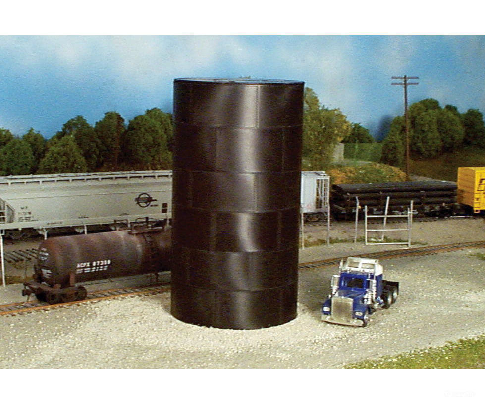 Rix Products 501 Flat Top Water/Oil Tank -- Kit - Scale Height 43 13.1M Structures