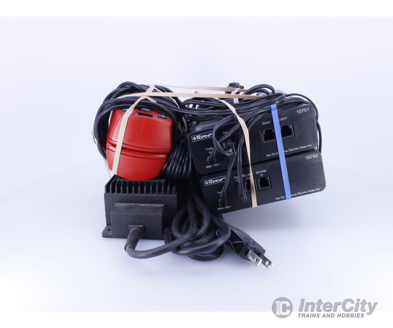 Roco 10761/62 HO Complete DCC Control System with 2 Handheld Maus Command Stations & Expansion