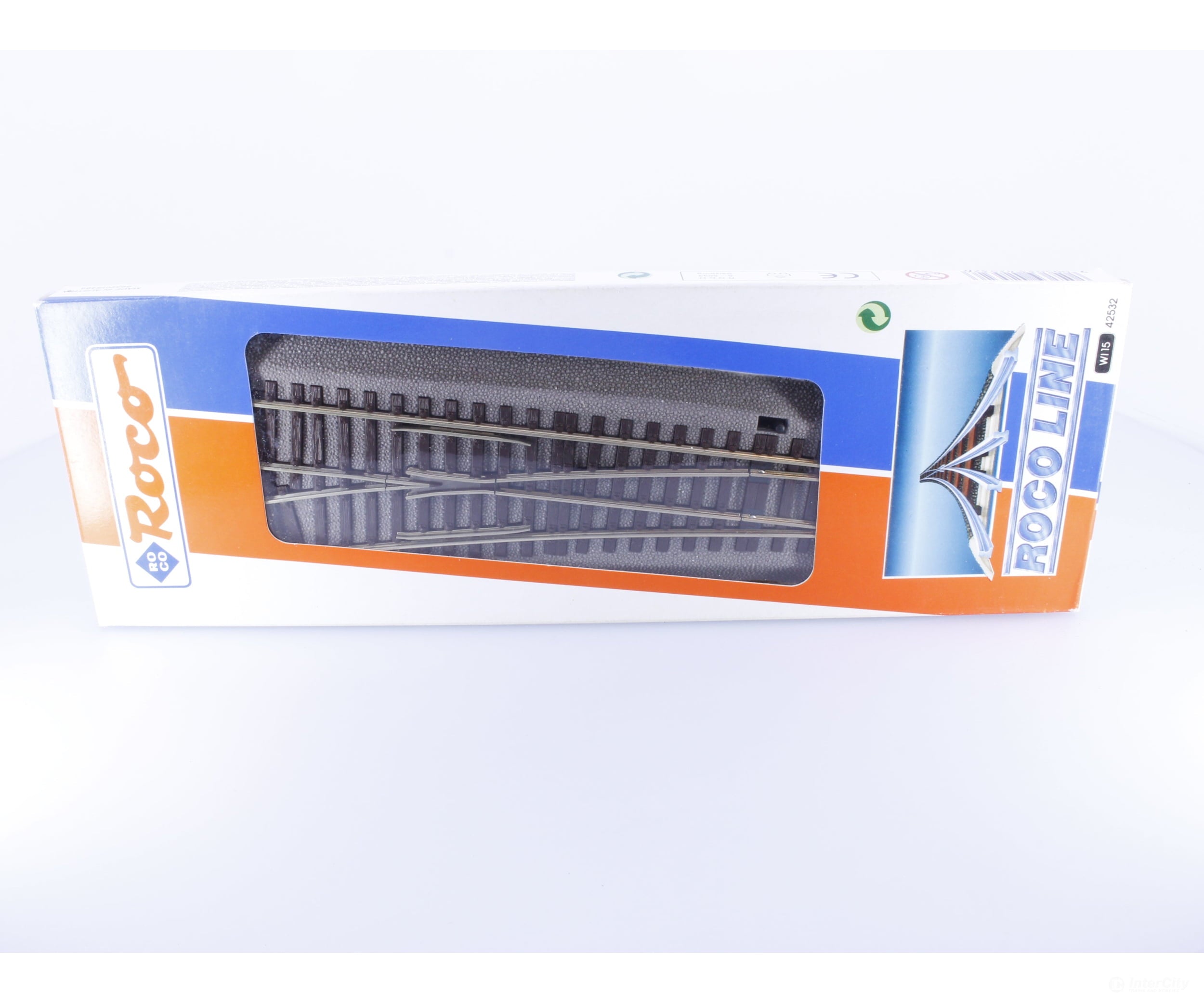 Roco 42532 HO Left Hand Manual Turnout (#2) Track & Turnouts