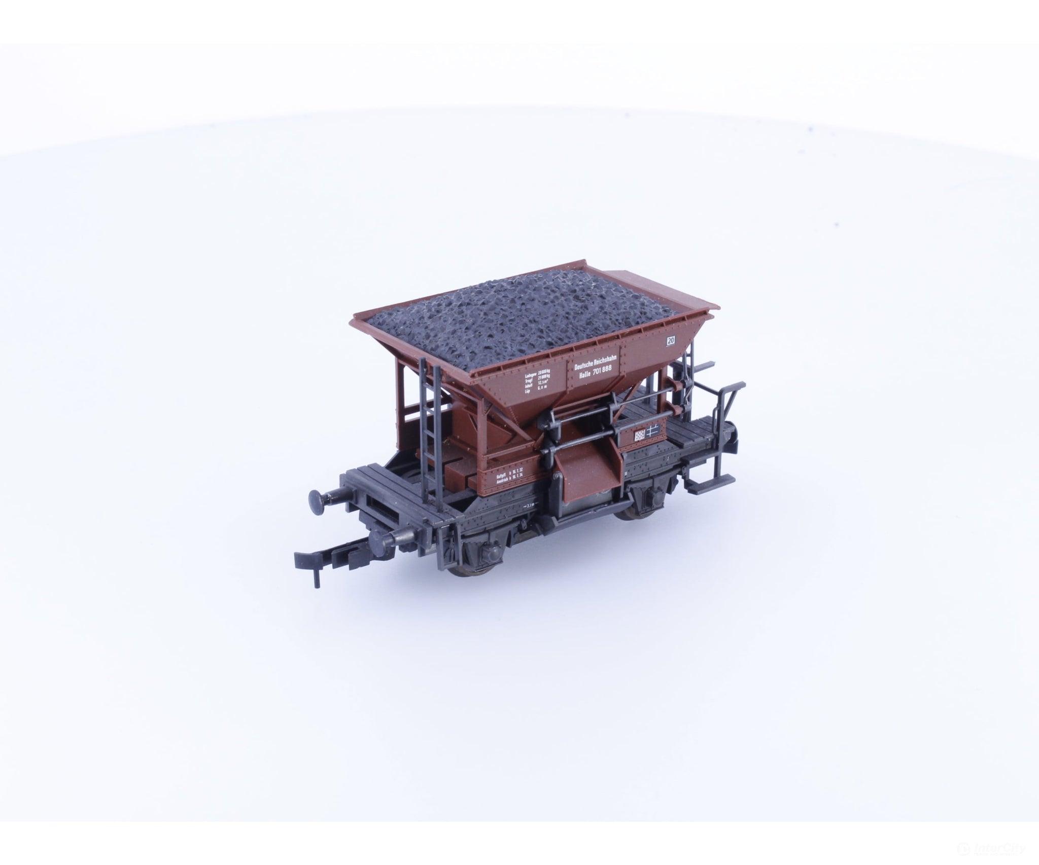 Roco 4334C HO DR Dump Car with Coal Load 701888 European Freight Cars