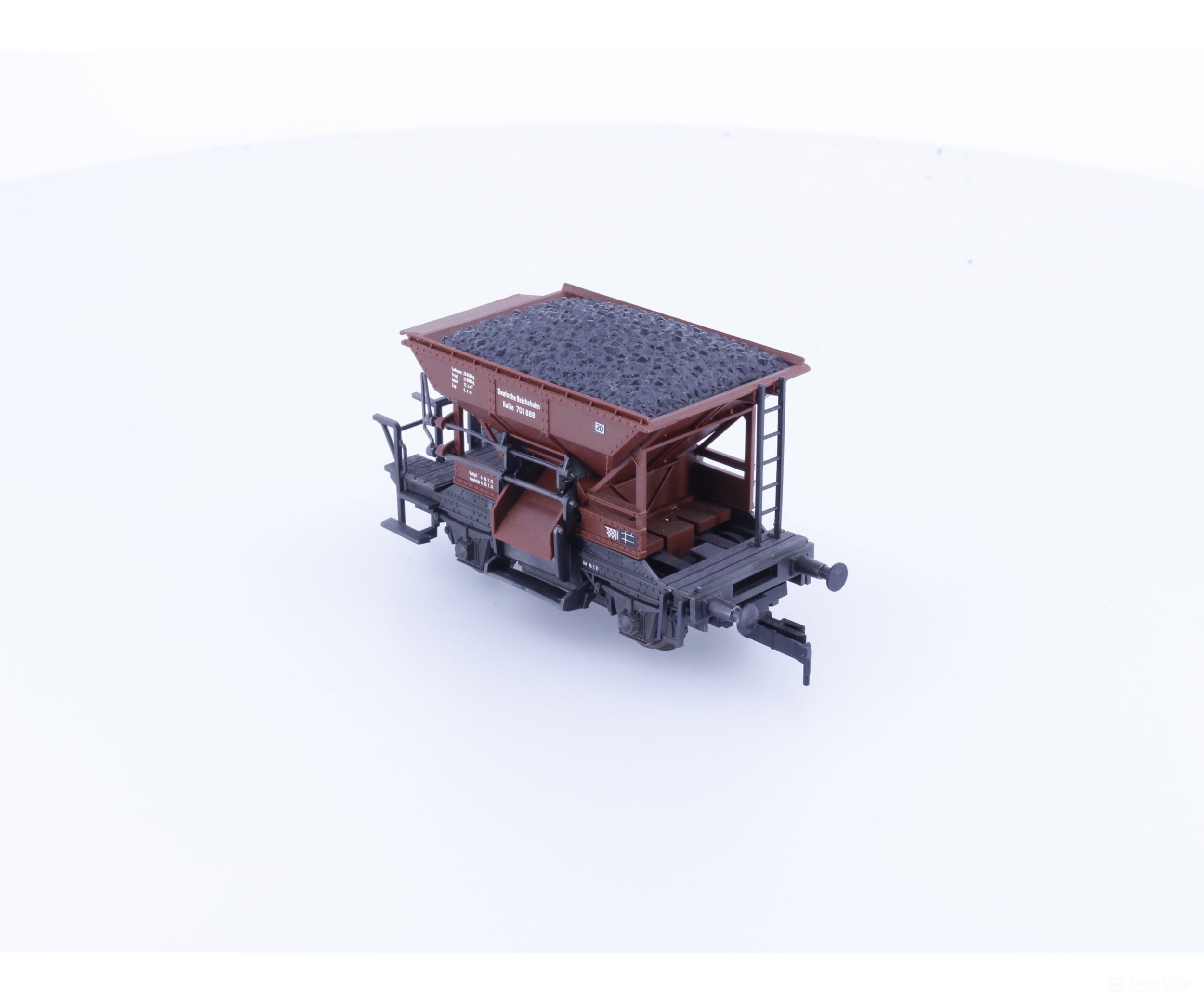 Roco 4334C HO DR Dump Car with Coal Load 701888 European Freight Cars