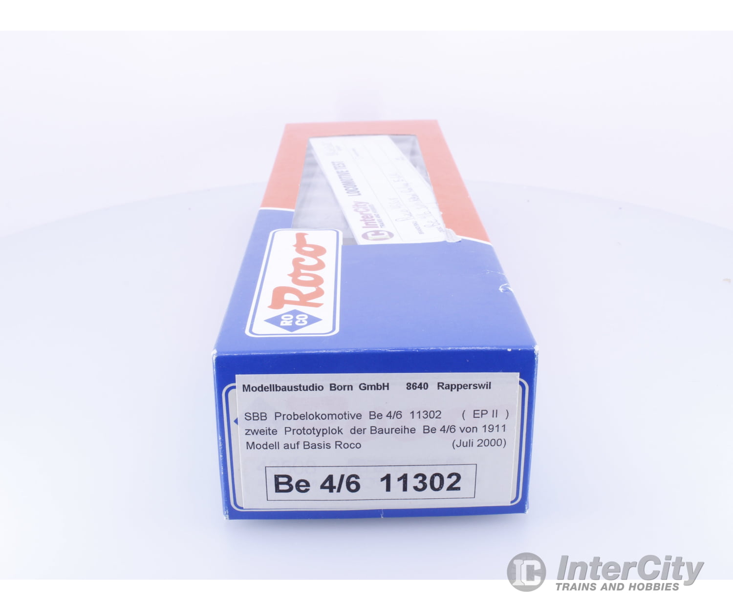 Roco 43508 HO SBB-CFF-FFS Be 4/6 Swiss Federal Railway E-Lok 11302 DCC European Locomotives