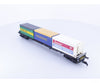 Roco 4357 HO DB Flat Deck with 3 Containers European Freight Cars