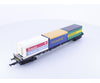 Roco 4357 HO DB Flat Deck with 3 Containers European Freight Cars