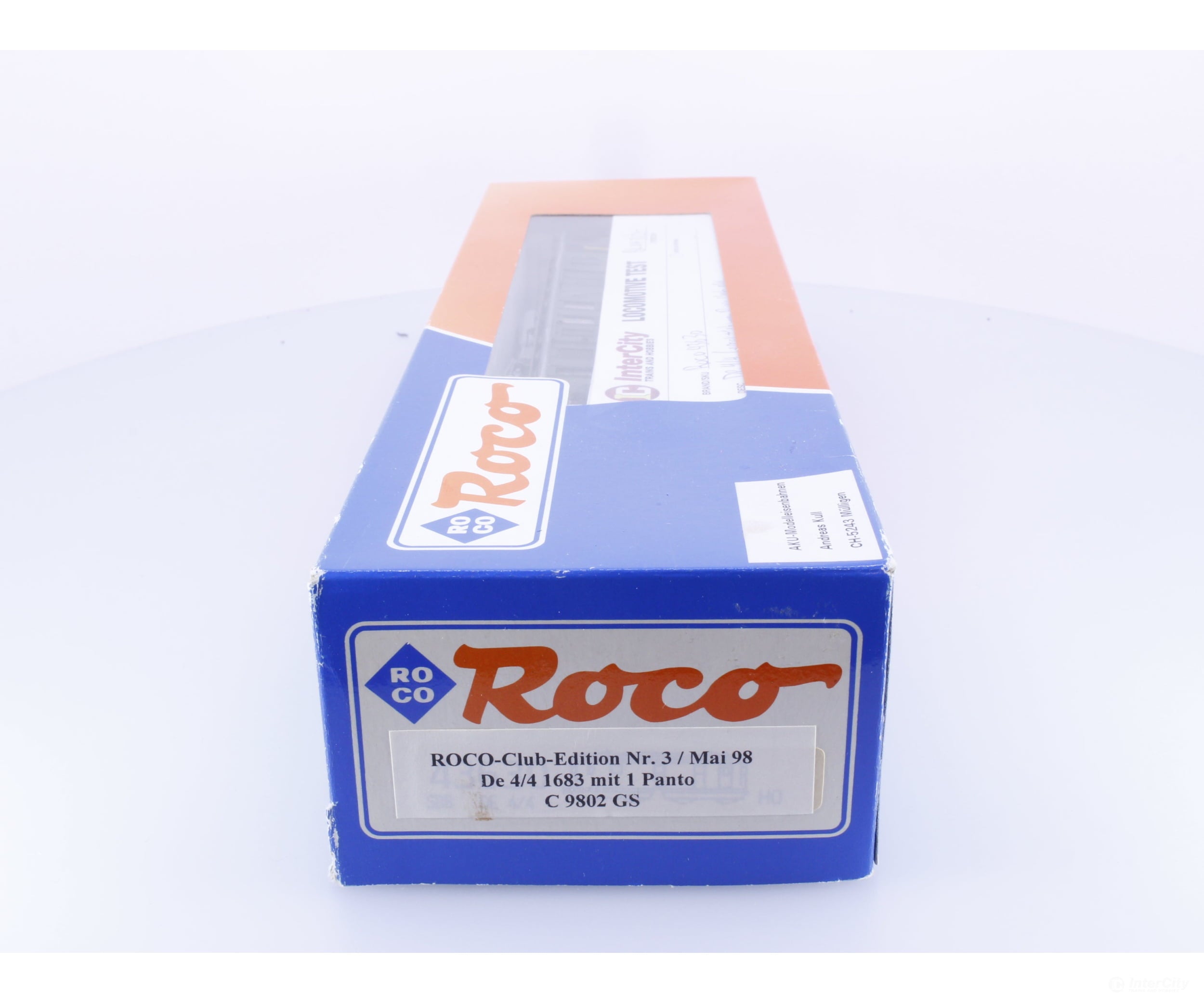 Roco 43630 HO SBB-CFF-FFS De 4/4 Gepacktriebwagen Roco Club Edition Nr. 3 1683 DCC European Locomotives