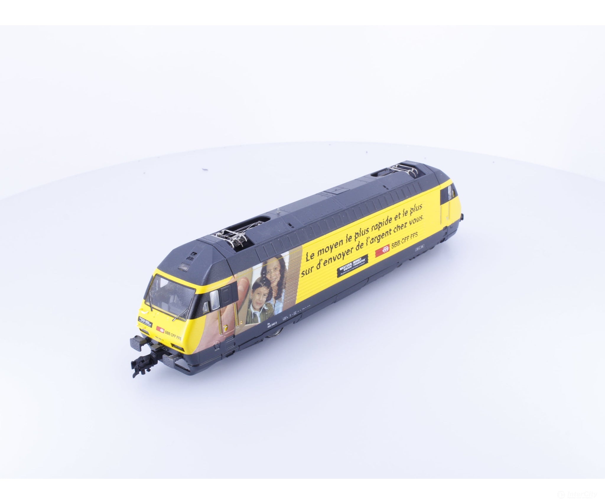 Roco 43655WU HO SBB-CFF-FFS RE 460 Western Union Money Transfer E-Lok 042-5 DCC European Locomotives