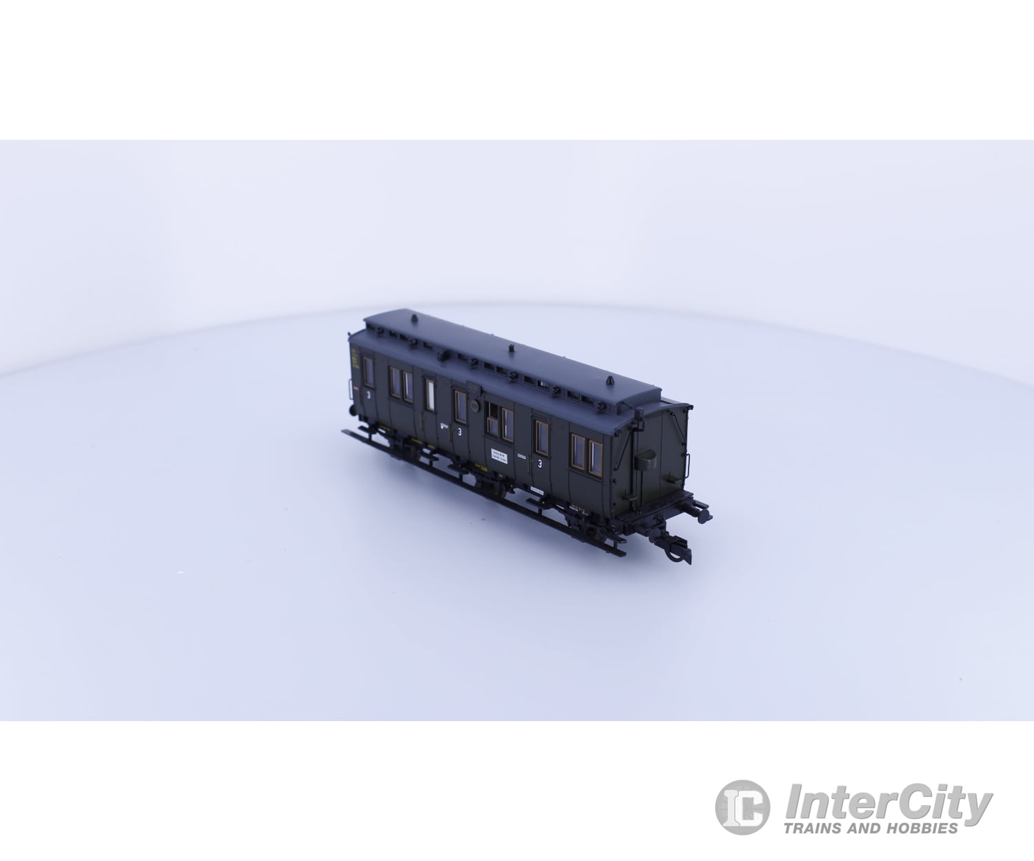 Roco 44221C HO DR 3rd Class Passenger Car of the Royal Prussian State Railway 53505 European Passenger Cars