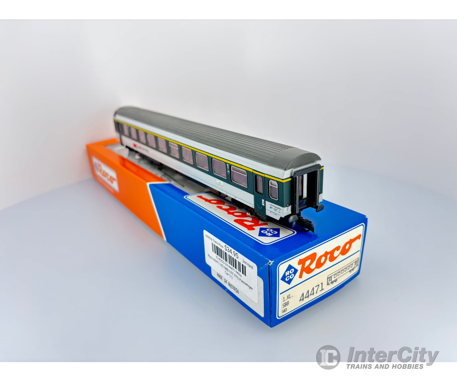 Roco 44471 Ho Sbb Cff Ffs Passenger Car (1) European Cars