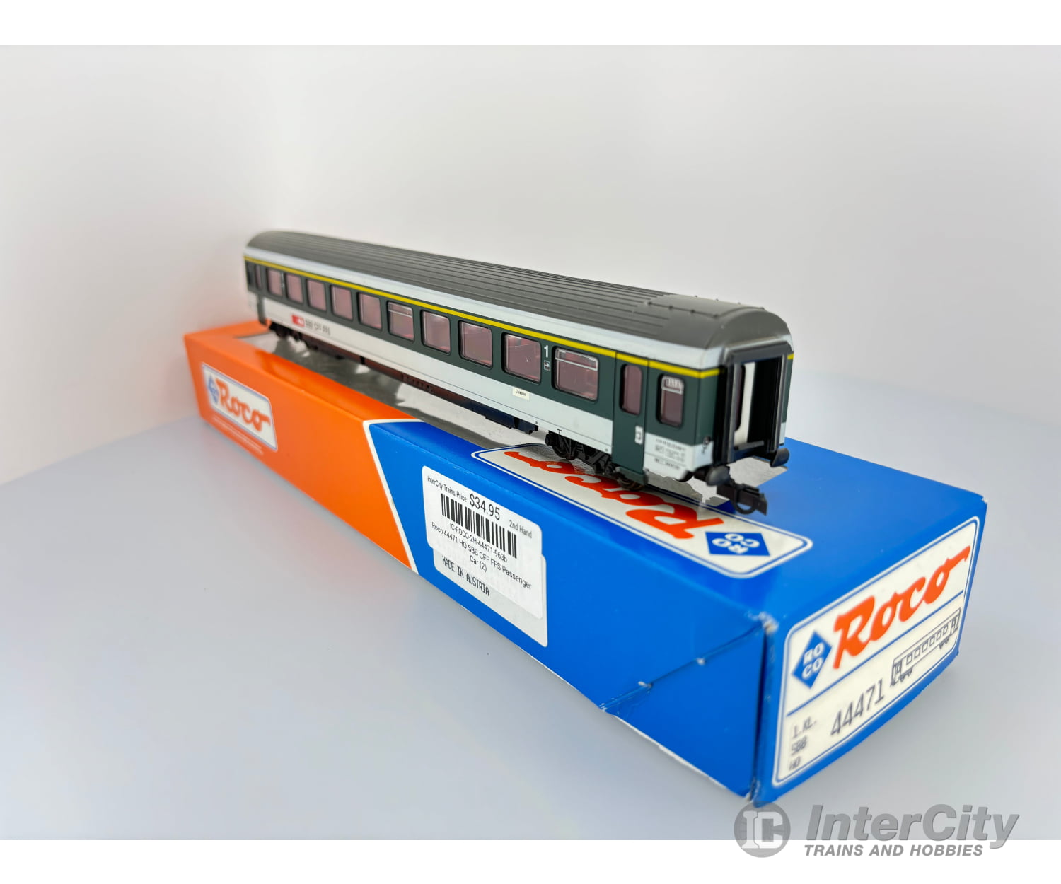 Roco 44471 Ho Sbb Cff Ffs Passenger Car (2) European Cars