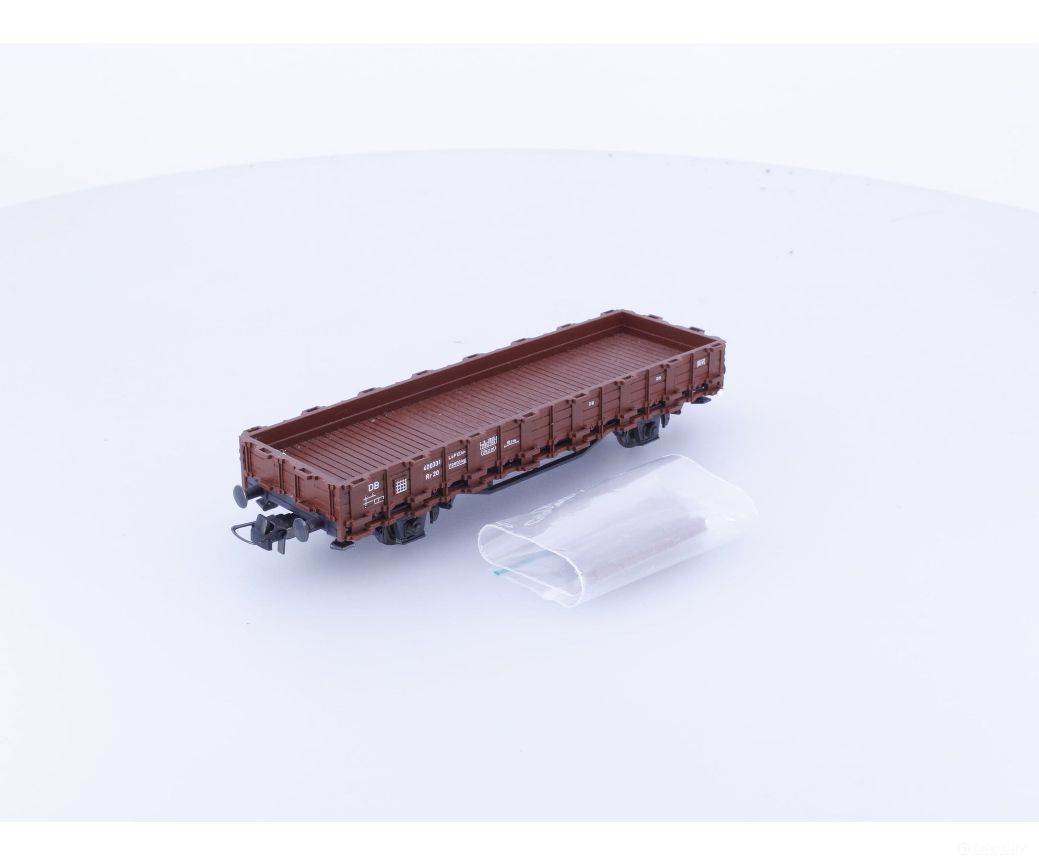Roco 46031 HO DB Low Side Flat Car 400331 European Freight Cars