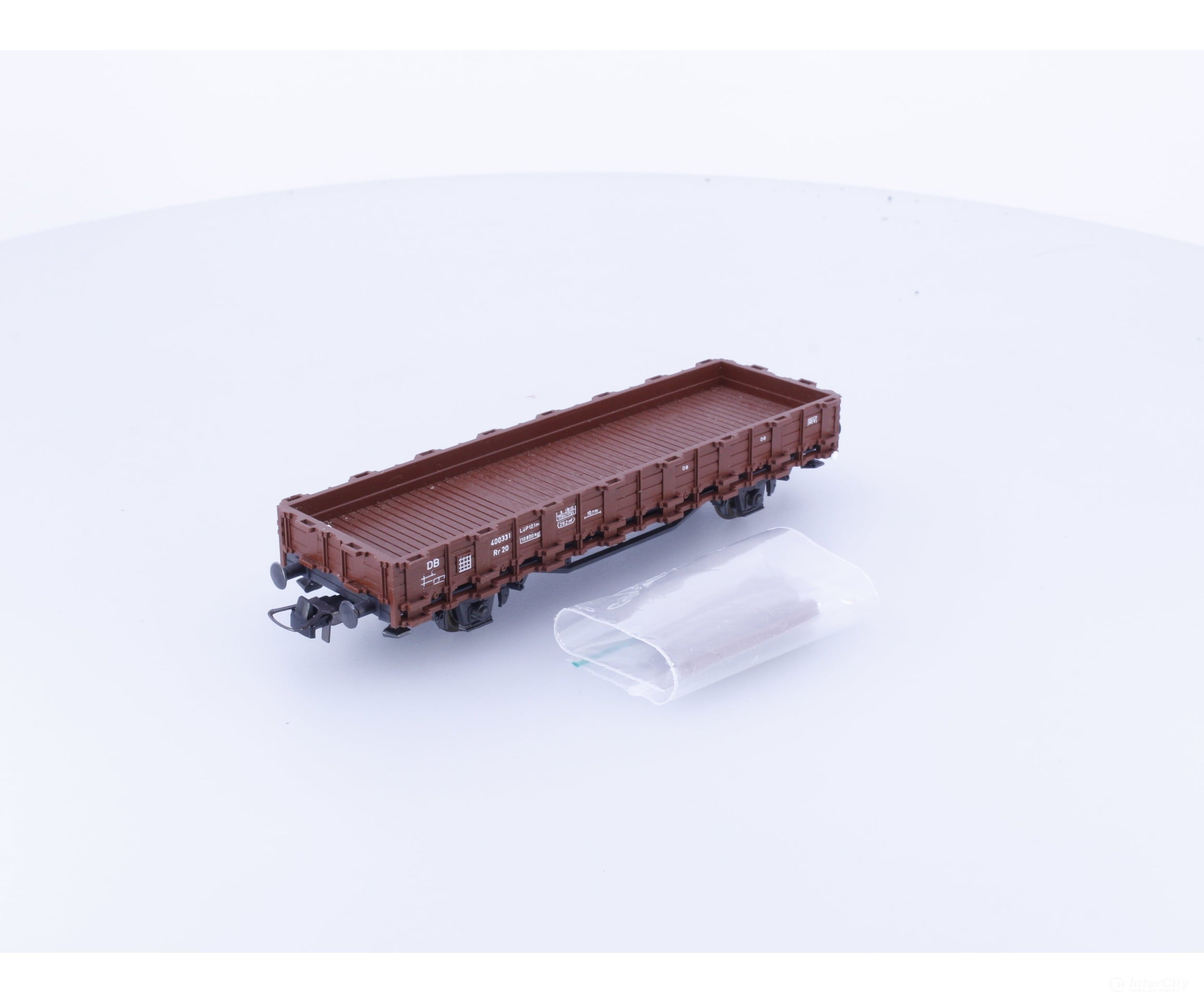 Roco 46031 HO DB Low Side Flat Car 400331 European Freight Cars