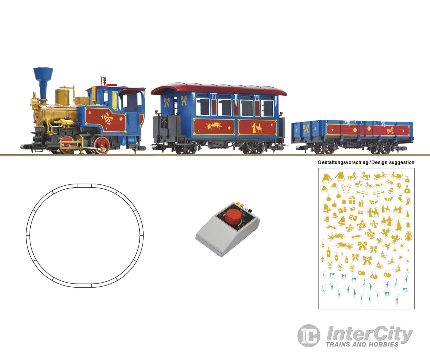 Roco 5100003 Ho Analogue Set: Christmas Train Era (Dc) Starter & Train Sets