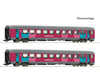 Roco 6200024 Ho 2-Piece Set 1: Corail Coach Sncf European Passenger Cars