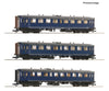 Roco 6200054 Ho 3 Piece Set: Coaches ’Blokkendoos’ Ns European Passenger Cars