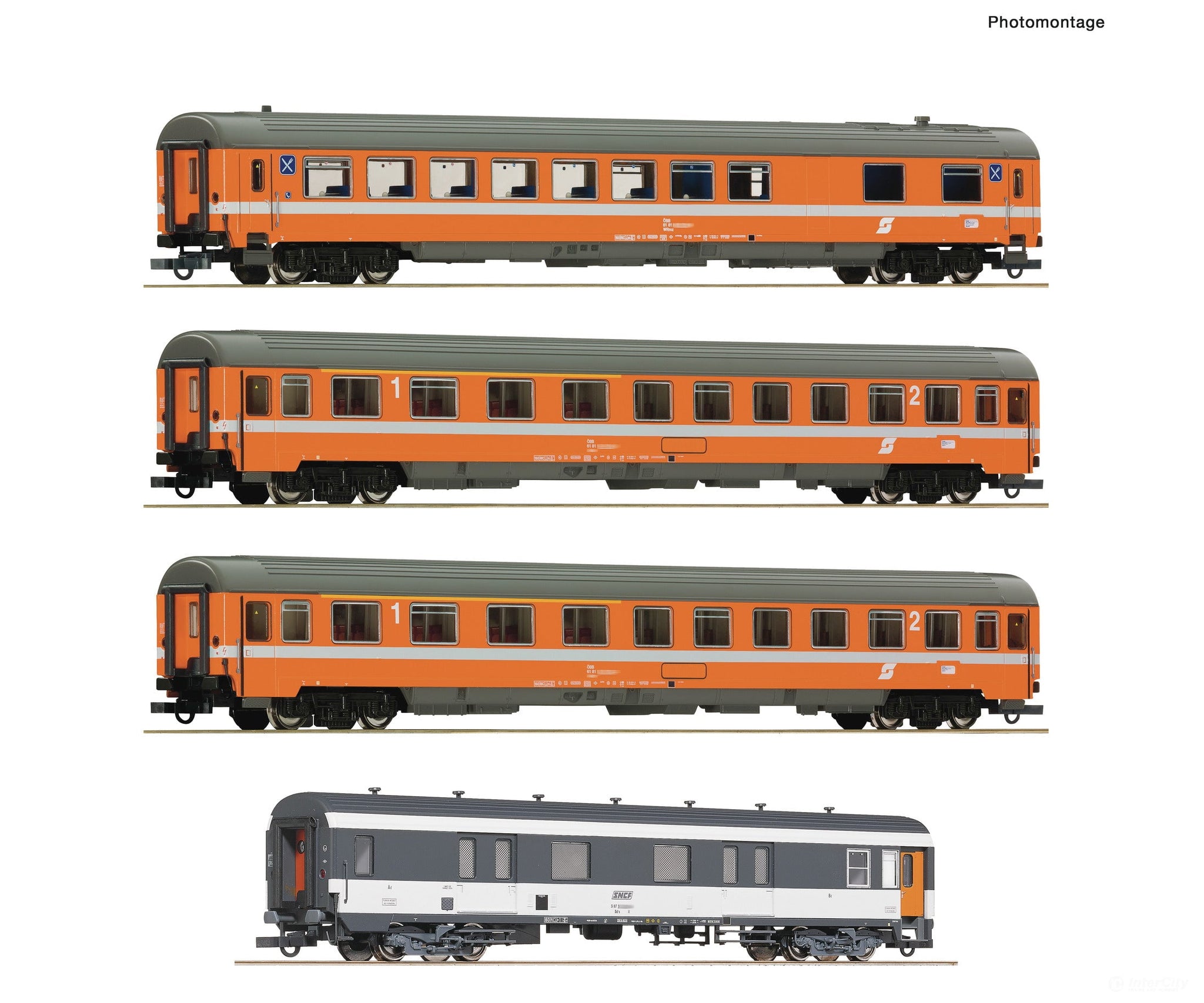 Roco 6200077 Ho 4-Piece Set 1: ’Arlberg-Express’ Öbb European Passenger Cars