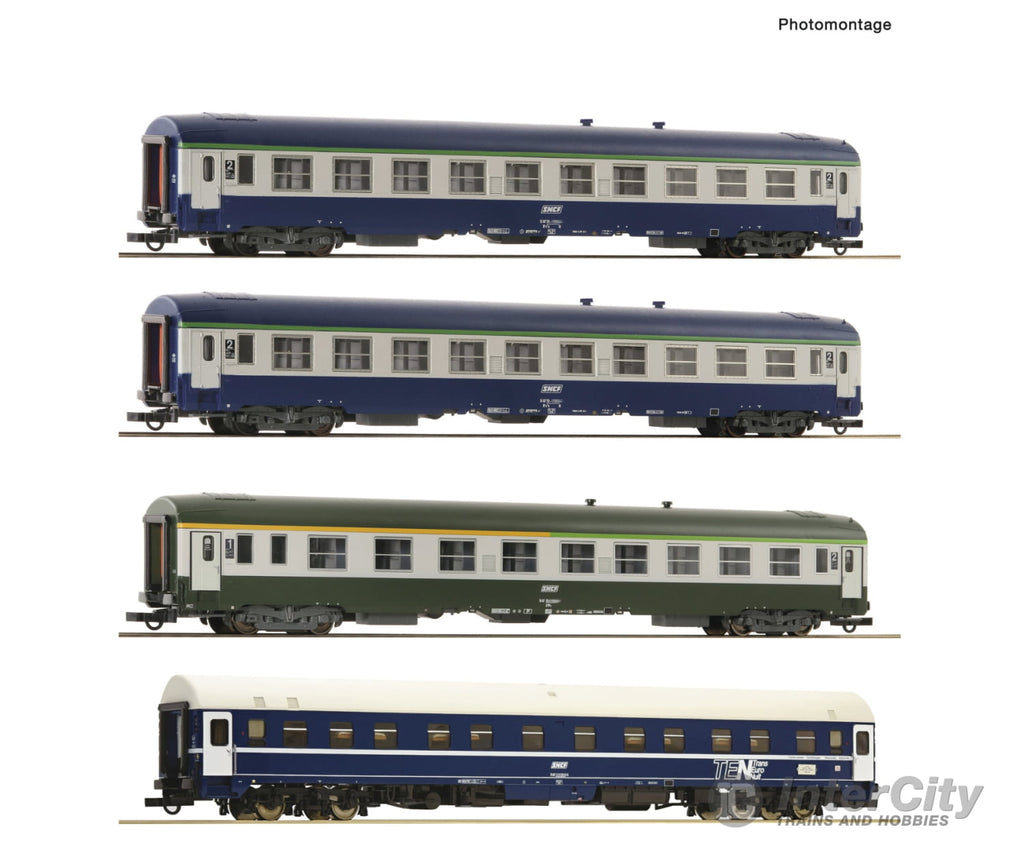 Roco 6200080 Ho 4-Piece Set 4: ’Arlberg-Express’ Sncf European Passenger Cars