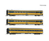 Roco 6200082 Ho 3-Piece Set: Passenger Coach Regiojet European Cars