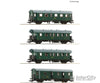 Roco 6200088 Ho 4 Piece Set: Passenger Train Csd European Cars