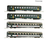 Roco 6200091 Ho 4 Piece Set (2): ’Ir 1617’’ Sbb European Passenger Cars
