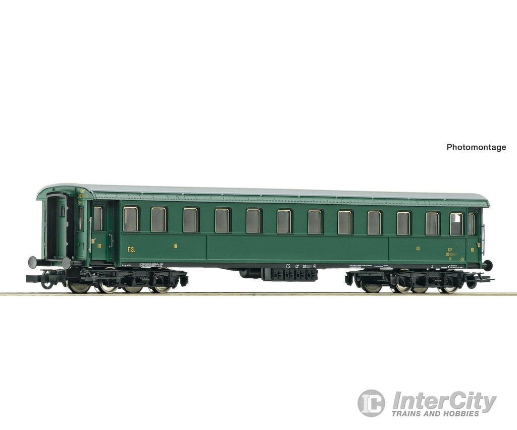 Roco 6200094 Ho 3Rd Class Coach Fs European Passenger Cars