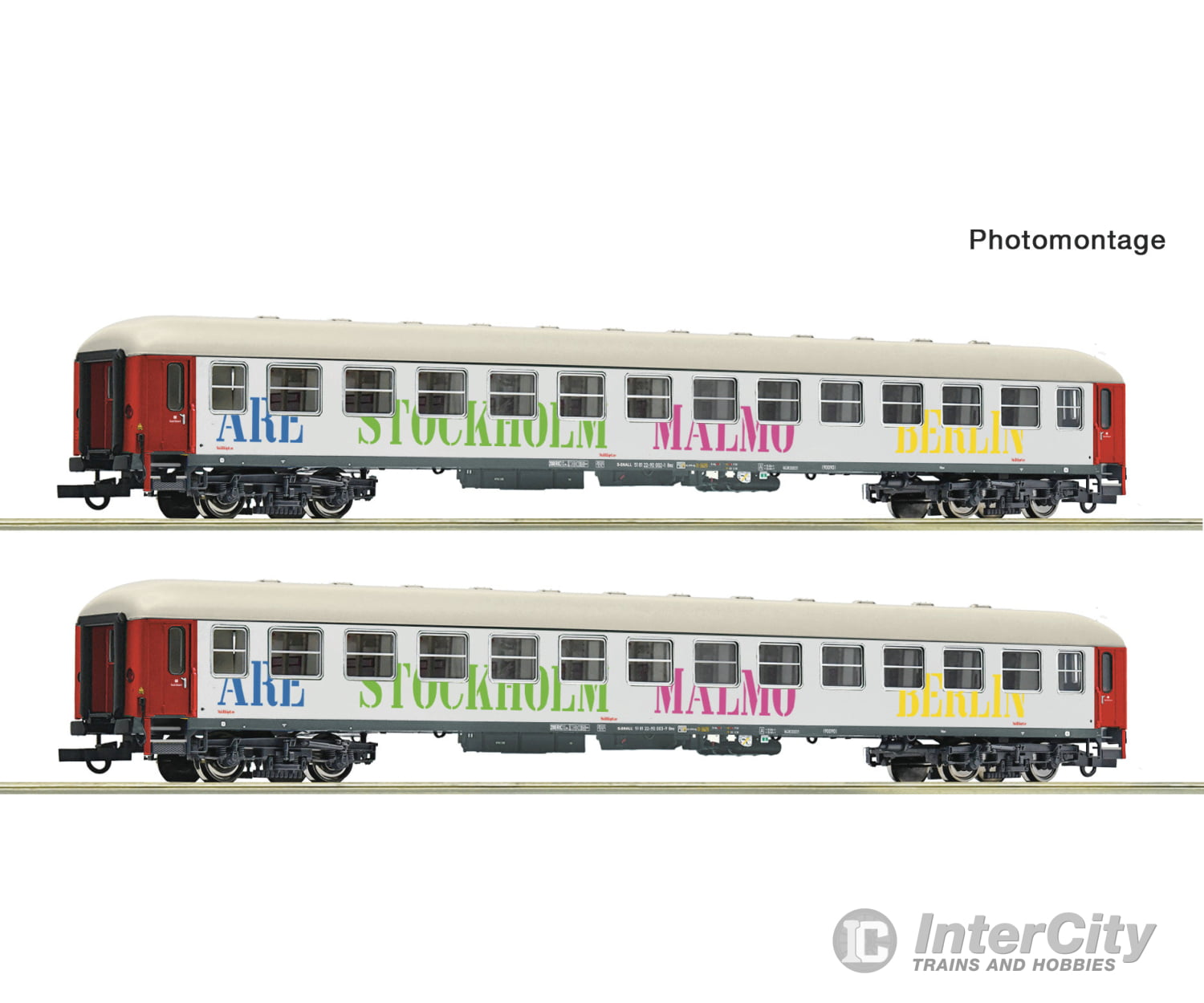 Roco 6200099 Ho 2 Piece Set: Coaches Snälltåget European Passenger Cars