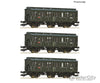 Roco 6200100 Ho 3 Piece Set: Compartment Coaches Pkp European Passenger Cars