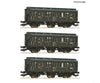 Roco 6200100 Ho 3 Piece Set: Compartment Coaches Pkp European Passenger Cars