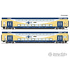 Roco 6200106 Ho 2-Piece Set: Double-Decker Coaches Metronom Era 6 European Passenger Cars