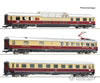 Roco 6200120 Ho 3 Piece Set (1): ’Rheingold’ Ake European Passenger Cars