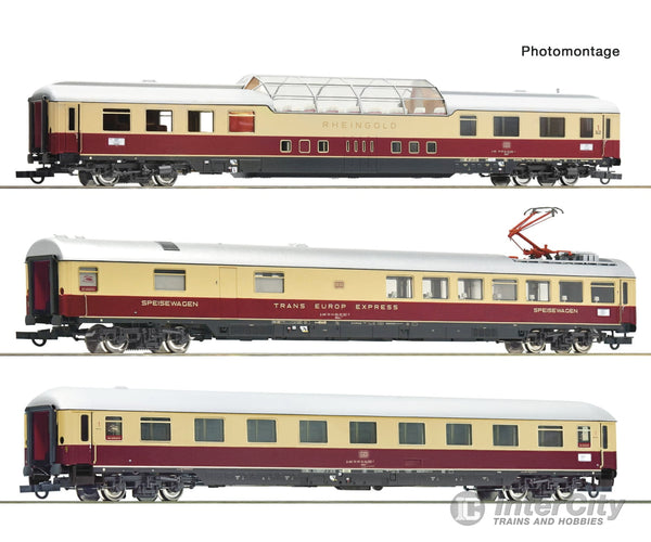 Roco 6200120 Ho 3 Piece Set (1): ’Rheingold’ Ake European Passenger Cars