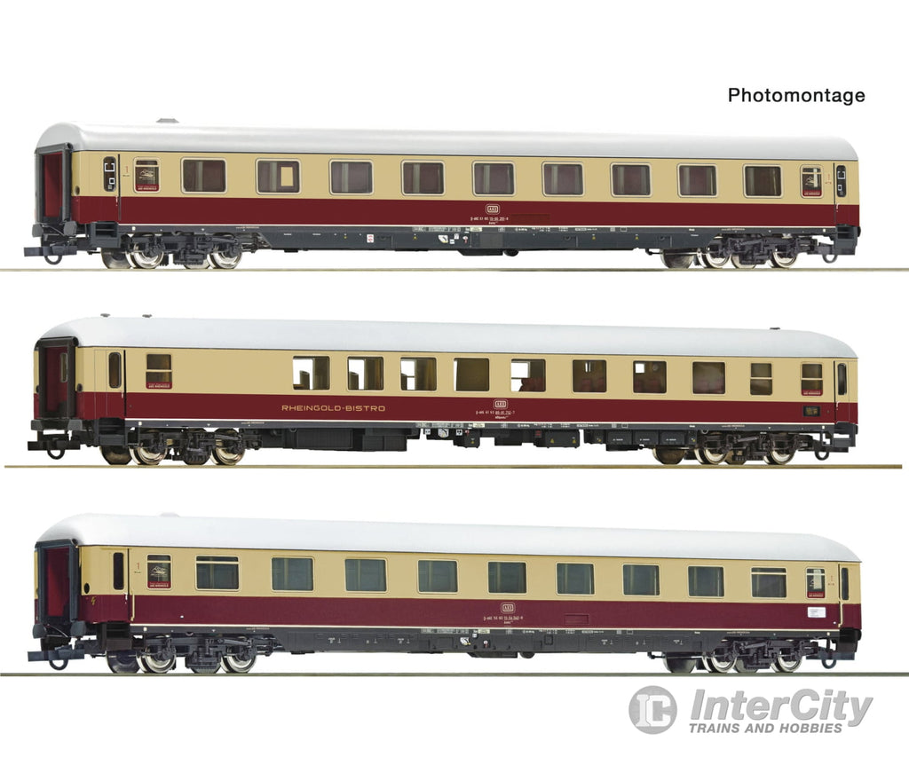 Roco 6200122 Ho 3 Piece Set (3): ’Rheingold’ Ake European Passenger Cars