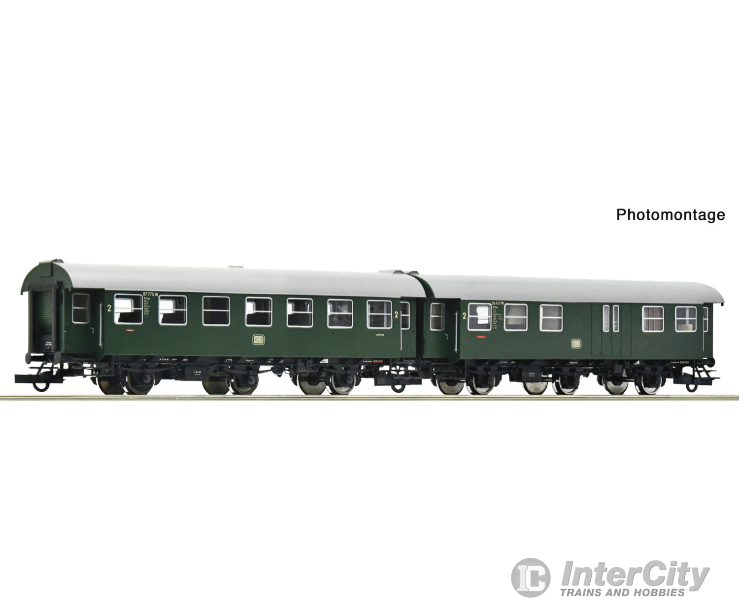 Roco 6200124 Ho 2 Piece Set (2): Conversion Coaches Db European Passenger Cars