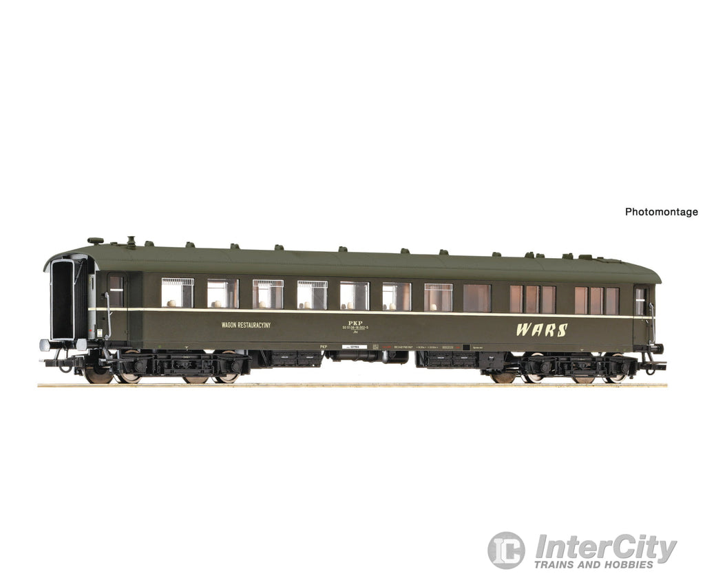 Roco 6200125 Ho Dining Coach Pkp/Wars European Passenger Cars