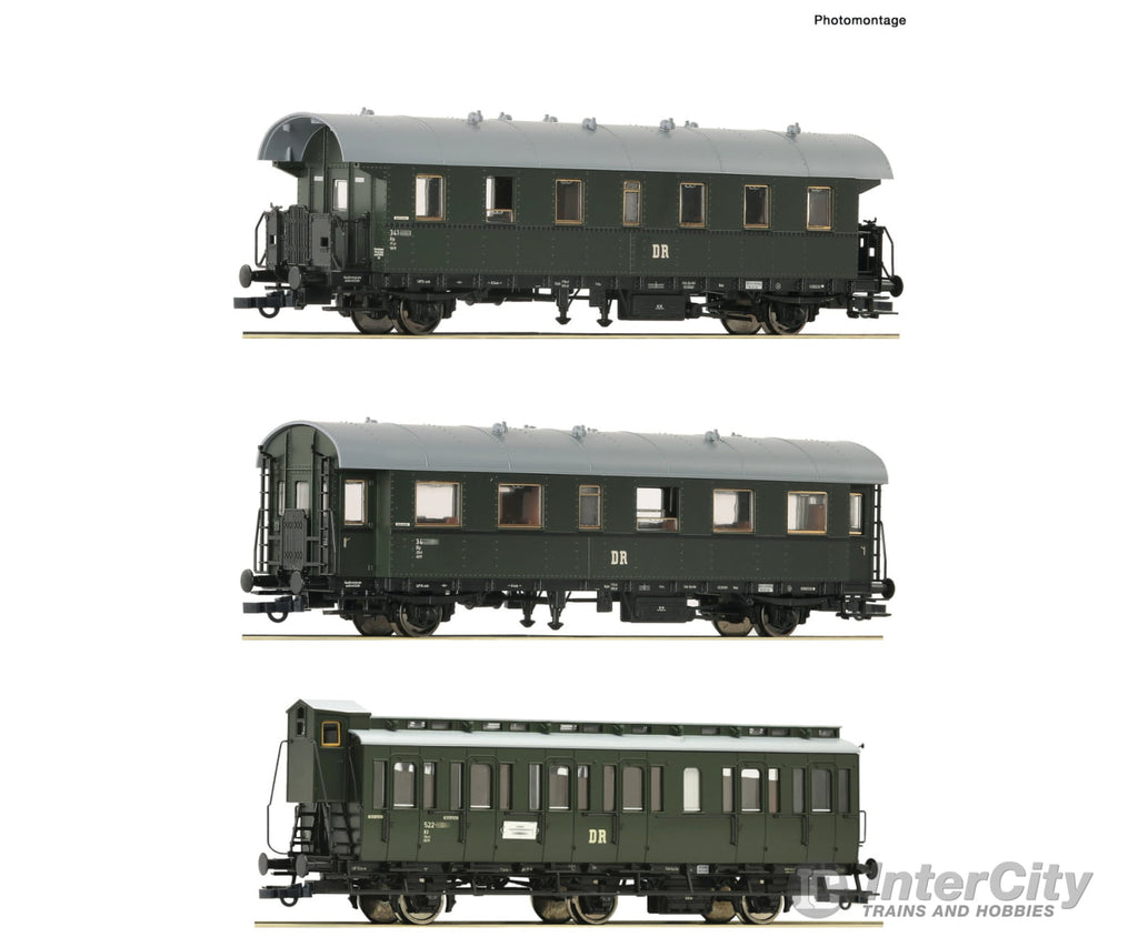 Roco 6200131 Ho 3 Piece Set (2): Branch Line Train Dr European Passenger Cars