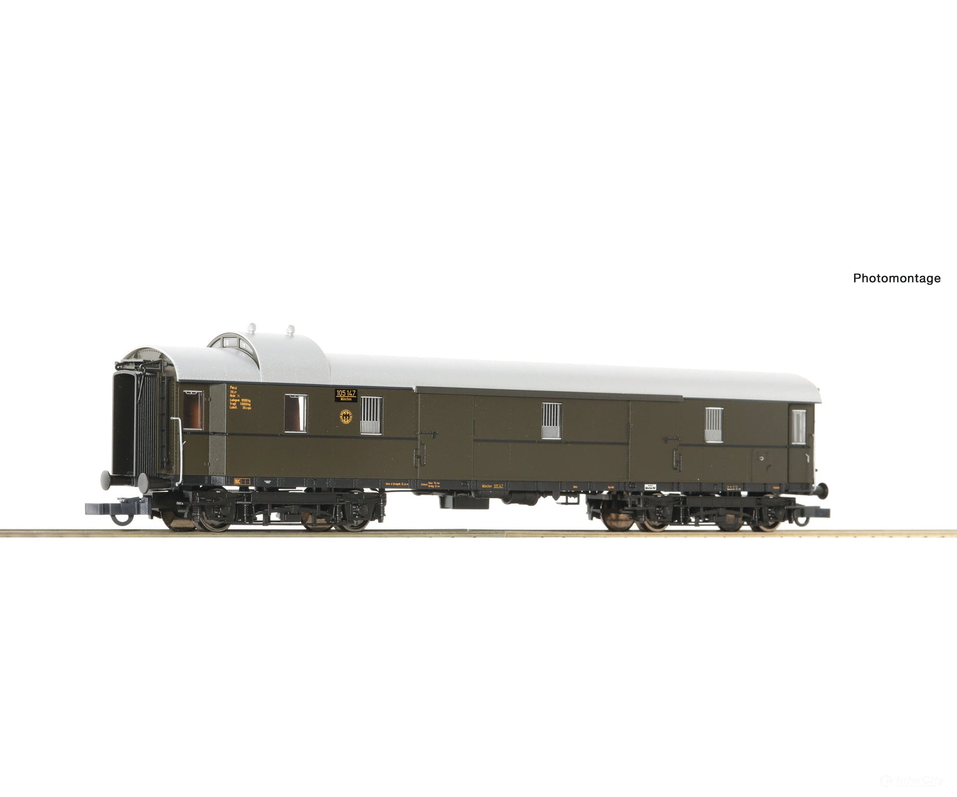 Roco 6200140 Ho Standard Luggage Wagon Drg European Passenger Cars