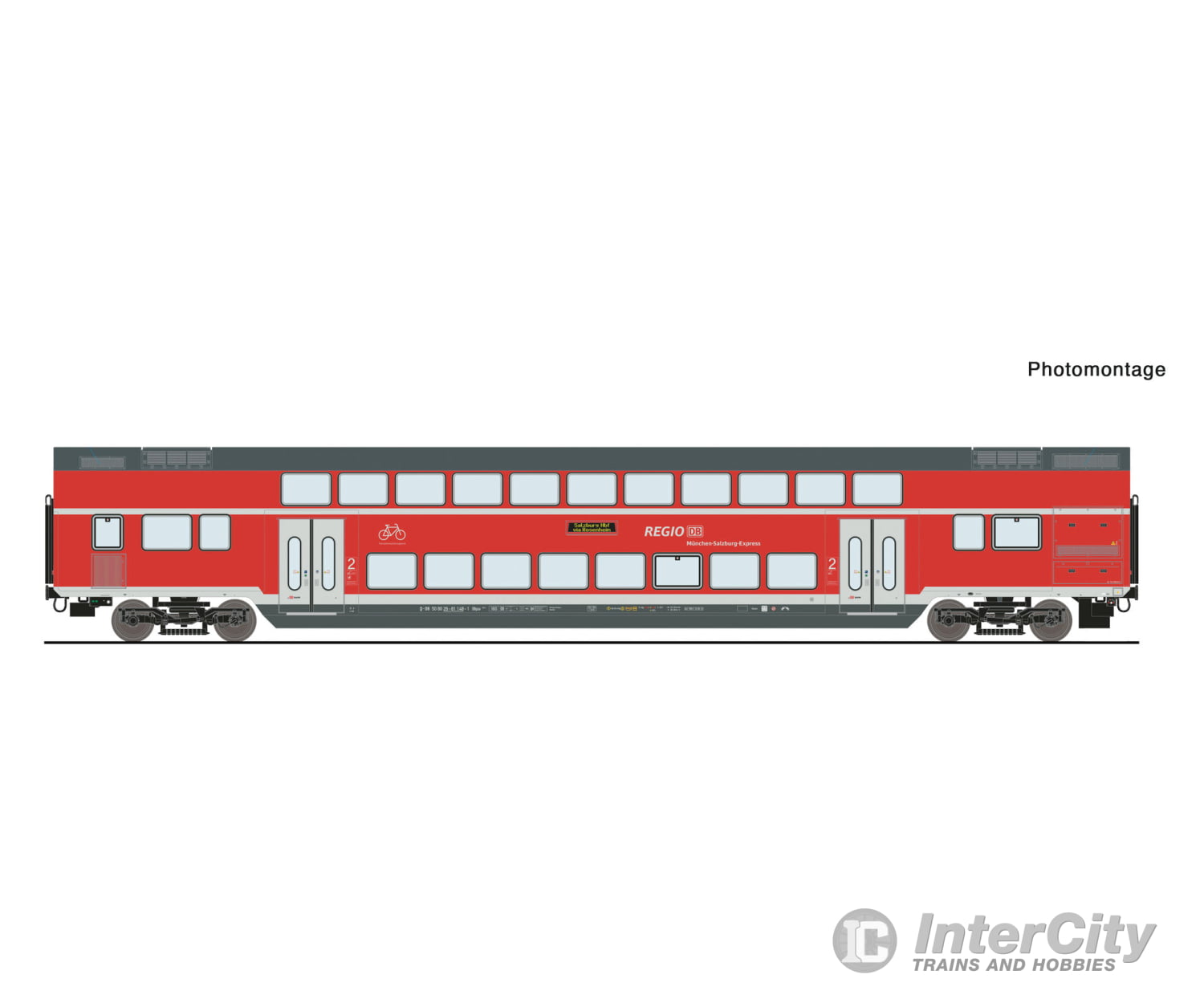 Roco 6200146 Ho 2Nd Class Double-Deck Coach Db Ag European Passenger Cars