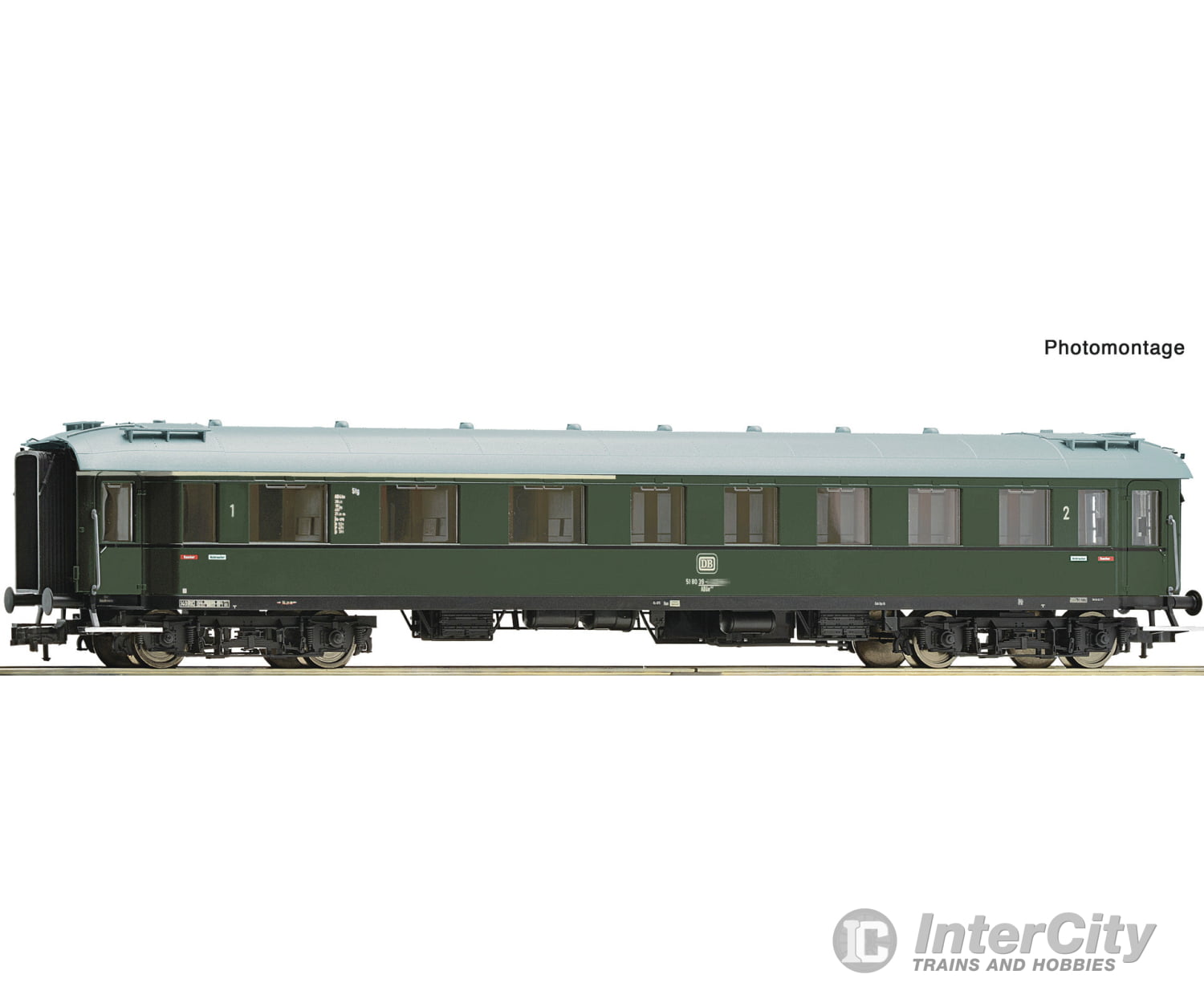 Roco 6200158 Ho 1St/2Nd Class Express Train Coach Db European Passenger Cars